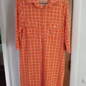 dress Jude Connally size large 3/4 length sleeve